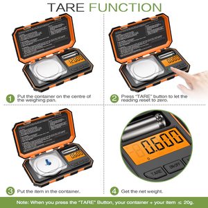 Nóng Nhất Bán Chất Lượng Cao Kỹ Thuật Số Mini Túi Quy Mô Đa-Thiết Kế Hút Phụ Kiện 200G * 0.01G & 50G Hiệu Chuẩn Trọng Lượng - Product Image 4