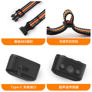 Collar ultrasónico antiladridos, dispositivo de entrenamiento para perros a prueba de agua con luz LED para control de ladridos de mascotas - Product Image 4