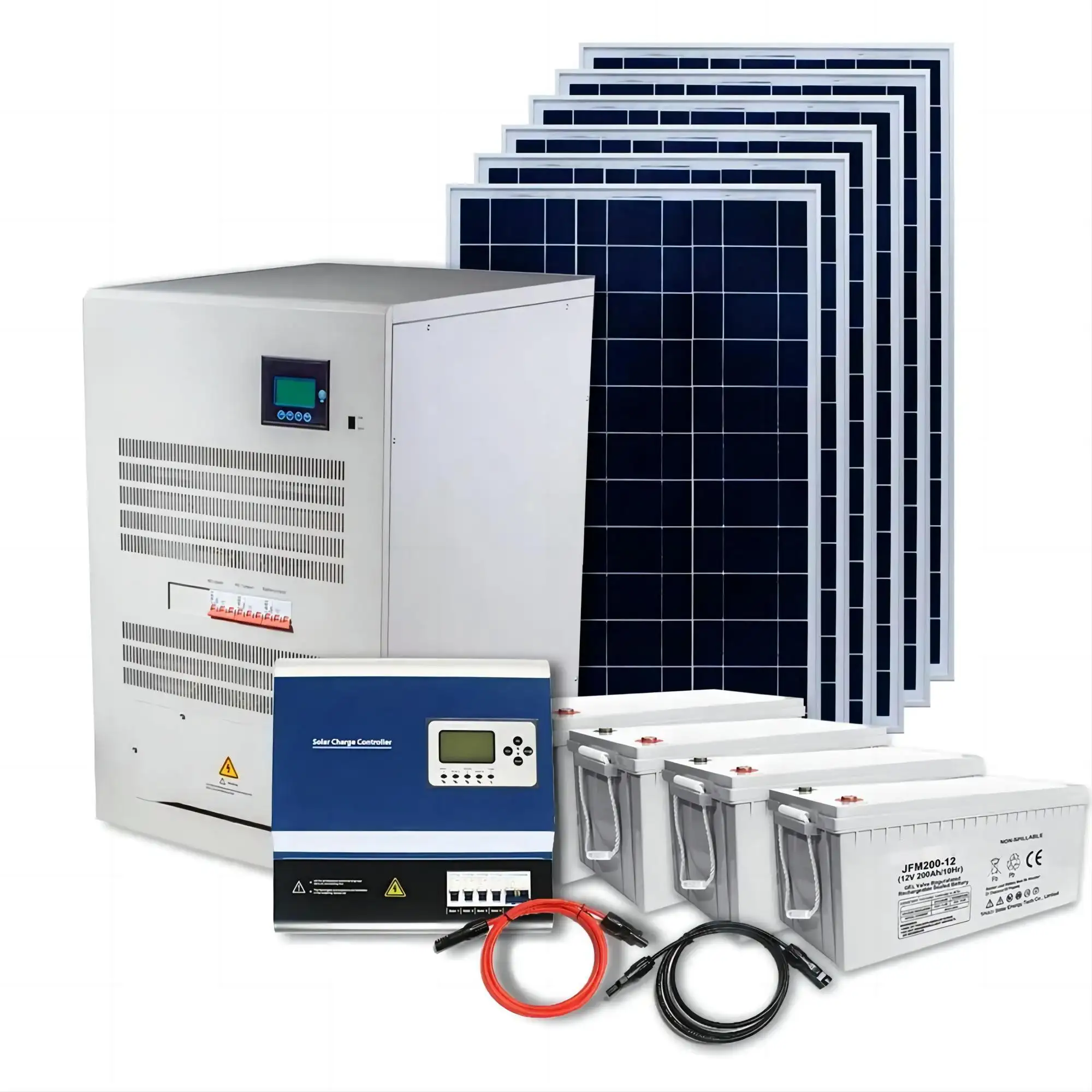 Produit populaire Système solaire hybride 10kw Kit solaire complet et système de panneaux solaires pour l'électricité domestique
