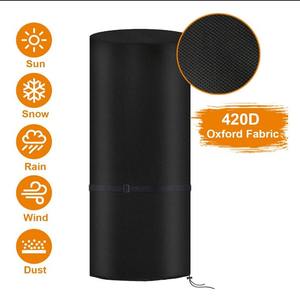 Housse anti-poussière en tissu Oxford 420D pour patios de jardin, auvents et terrasses imperméables, utilisation en extérieur, housse de chauffage - Product Image 3