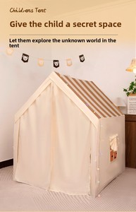 Carpa de Juego Plegable para Niños, Castillo de Princesa, Base Secreta para Niños y Niñas, Interior y Exterior, con Tela de Poliéster - Product Image 6