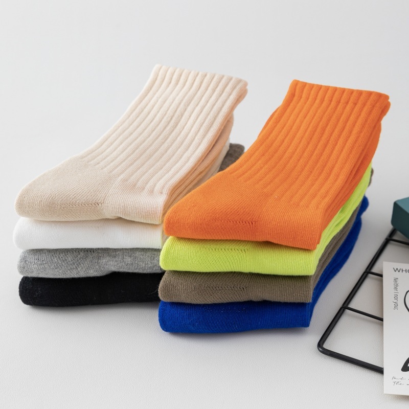 Candy colored Campus Socks for Sports