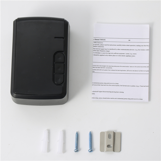 Modern Aluminium 433.92 MHz Tubular Motor Remote Control Kit TM5162 with 30/60 Transmitters 220V Sound-Proof Controller