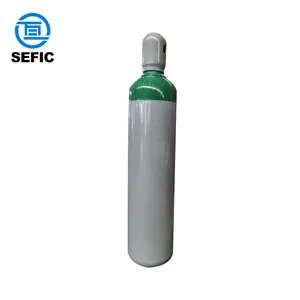 20L 200bar EN ISO 9809-1 standar persetujuan TPED tekanan tinggi Argon/asetilen/CO2/tabung Gas oksigen