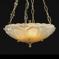 Lustre unique en cuivre moderne, artisanat de décoration intérieure de luxe européen et américain, éclairage LED pour salon