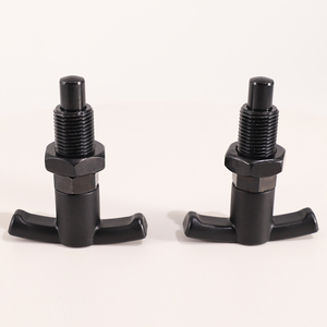 Ventes chaudes Pan qi FD-19 Goupille d'indexation en acier de type T, bouton de serrage autobloquant, ressort de positionnement M12-M24 Noir Industriel - Product Image 6