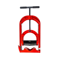 Coupe-tuyau à guillotine manuel ECH8PE, machine de découpe à froid professionnelle industrielle pour tuyaux en plastique HDPE PVC de 3 à 8 pouces