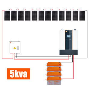 Generatore di Energia Solare 5000w 220v dal Design Ottimale, Prezzo Sistemi di Energia Solare in <span class=keywords><strong>Sri</strong></span> Lanka - Product Image 1