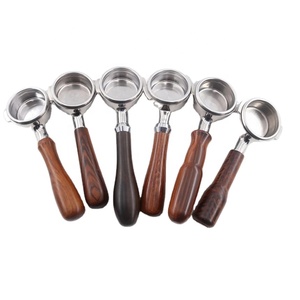 Kisshome Portafiltro de Café de Acero Inoxidable con Doble Boquilla y Logotipo Personalizado de 58 mm para Máquinas de Espresso E61 <span class=keywords><strong>Gaggia</strong></span>/Barsetto/Rocket - Product Image 3