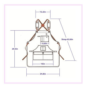 Delantal <span class=keywords><strong>de</strong></span> cintura <span class=keywords><strong>de</strong></span> lona resistente al agua multiusos electricista y <span class=keywords><strong>jardinero</strong></span> herramienta sin mangas y bolsillo <span class=keywords><strong>de</strong></span> almacenamiento <span class=keywords><strong>de</strong></span> accesorios - Product Image 6