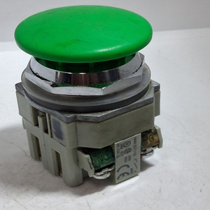 Botón pulsador momentáneo tipo hongo verde Abn311g 1NO/1NC para PLC, en stock, ¡se vende bien! Envío por DHL/UPS. - Product Image 1
