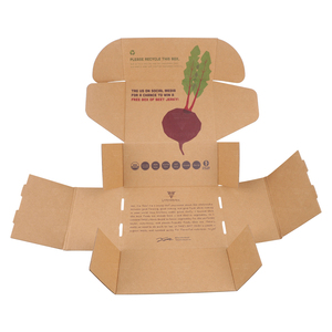 Diseño libre Logotipo personalizado Fabricante de cartón Caja de correo corrugado Kraft Cajas de envío Embalaje Entrega Caja de envío de cartón - Product Image 3