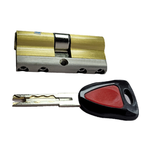 Cylindre de serrure de haute qualité en laiton et acier inoxydable, design élégant et tendance, <span class=keywords><strong>avec</strong></span> clé en fer et clés en laiton pour serrure - Product Image 1