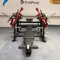 Banc de musculation professionnel réglable à charge libre pour press à la poitrine, avec support dorsal et conception assise sécurisée, construction métallique robuste pour salle de sport