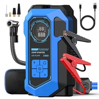 Arrancador de Coches Portátil 2026 Q18B 12V 1000A 10000MAH con Compresor de Aire para Camiones y Coches - ¡Oferta Especial!