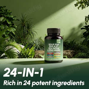 Cápsulas Vitahealthy OEM/ODM con Mezcla Natural de Guanábana, 24 en 1, Ingredientes Potentes, Superalimento Natural para el Bienestar <span class=keywords><strong>Total</strong></span>, Cápsulas Veganas - Product Image 2