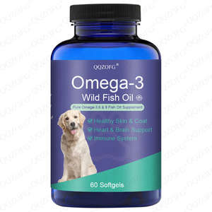 Minyak Ikan Liar Omega-3 untuk Anjing 60 Softgel EPA & DHA untuk Kulit, Bulu, & Sendi yang Sehat, Minyak Pendukung Kulit & Bulu Anjing - Product Image 5