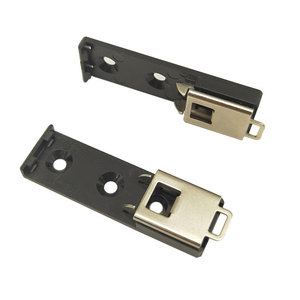 Phổ PCB bảng mạch 35mm Din Rail gắn Adapter, đen 18 mm chiều rộng nhựa DIN tiêu chuẩn đường sắt gắn khung - Product Image 1