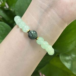 Pulsera de Piedra Natural con Cuentas de Vidrio Coloridas, Geometría Sagrada, Exportador Profesional Experimentado, Inspección de Terceros - Product Image 1
