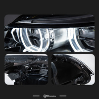Phare avant AKD pour BMW E60 2007-2010 523i 530i, phare LED Angel Eye, DRL, Bi-Xénon, lentille de projecteur Angel Eye