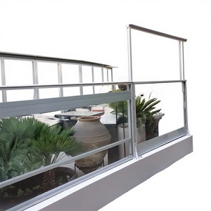 120x176 Outdoor Aluminum Pergola with Powder Coated <b>Frame</b> Tempered Glass Piston Wind Glass System - Product Image 1