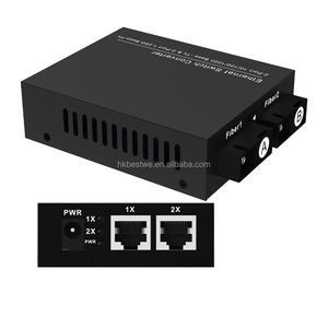 ตัวแปลงไฟเบอร์กิกะบิตแบบ Single Mode Simplex SC พร้อมตัวแปลงไฟเบอร์ RJ45 สำหรับสื่อสารข้อมูล OEM - Product Image 1