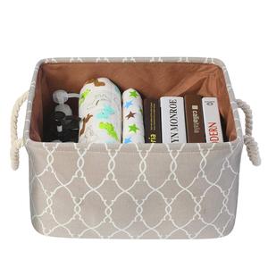 Décor à la maison Toile Bacs De Rangement Panier Organisateurs pour Bébé Jouets, Maquillage, Livres - Product Image 4