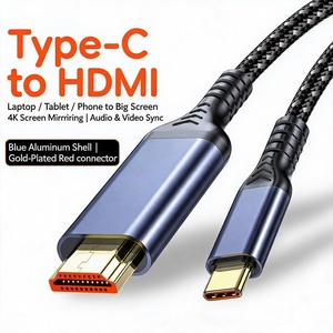 <span class=keywords><strong>Cable</strong></span> Tipo-C Reforzado Antirrotura con Revestimiento <span class=keywords><strong>de</strong></span> Aluminio, Compatible con 1080p, Modo Espejo, HDR Dinámico para Computadora/Monitor - Product Image 3