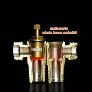 Хорошее качество 90 градусов квадратный латунный угловой клапан 1/2 2-ходовой угловой клапан хромированный Угловой запорный клапан