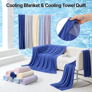 Manta Refrigerante 2026, Nueva, Minimalista, de Color Sólido, Ligera y Fresca al Tacto |   Éxito de Ventas Transfronterizo |   Para <span class=keywords><strong>Shein</strong></span> TK Comercio Exterior - Product Image 2