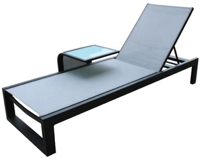 Taupe comercial contemporáneo playa tumbona playa aluminio chaise lounge al aire libre Hotel <span class=keywords><strong>piscina</strong></span> tumbona - Product Image 2