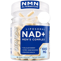 Complément NAD pour hommes, NAD+ liposomal, oxyde nitrique, compléments pour la santé de la prostate avec resvératrol, CoQ10, L-citrulline et lycopène