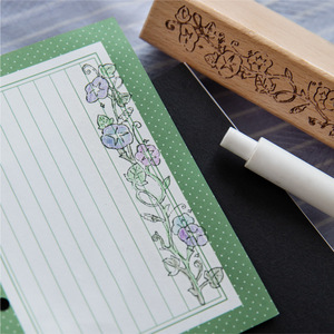 1 ensemble de tampons décoratifs pour fonds de journal DIY, thème vigne et jardin - Product Image 4