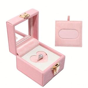 WEIMEI Bague Pu Or Couleur Pochette avec Logo Personnalisé Miroir Cuir Marque Privée - Product Image 1