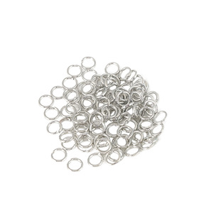 <b>Copper</b> Jewelry Findings Round Closed Open Jump Rings For <b>Bracelet</b> Making DIY Accessories 18K Gold Plated Silver White Gold - Product Image 5