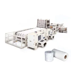 Soonture Productie Tissue Productie Machine Volautomatische Wc Roll Tissue Papier Terugspoelen Machine