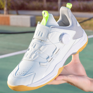 Nouvelles chaussures de badminton professionnelles, empeigne en mesh, chaussures d'entraînement de tennis de table d'automne, chaussures de tennis pour hommes et femmes, semelle antidérapante en caoutchouc - Product Image 2