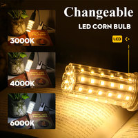 Ampoule Led épis de maïs, lampe Led E27, E14, E27, 60/96 Led SMD, blanc chaud, blanc froid, éclairage interchangeable, Lampara, boîte de 10, 12, 18W