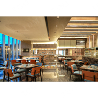Tables et chaises de luxe légères pour le café commercial de meubles de restaurant