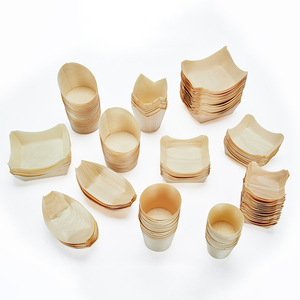 Proveedores Profesionales Chinos de Vasos Desechables de Madera de Abedul, Barquitos de Madera para <span class=keywords><strong>Sushi</strong></span> y Conos de Madera de Alta Calidad al por Mayor - Product Image 3
