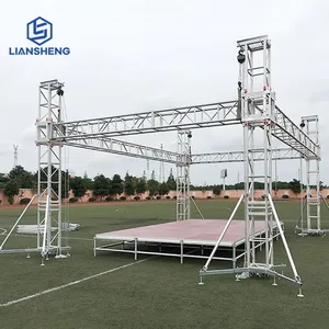 Penjualan langsung pabrik sistem panggung Truss paduan aluminium kekuatan tinggi untuk Aktivitas Luar Ruangan