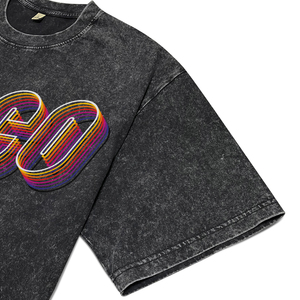 High Quality Acid Wash Garment Dye Men's Oem Service <b>T</b>-<b>Shirts</b> Custom <b>DISCO</b> Print Casual Breathable Cotton Short Sleeve Tees - Product Image 5