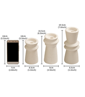 Keramik Kerzenhalter Licht Turm Form Tee licht Kerzenhalter Eid Kerzenhalter