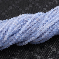 Perles d'agate violette naturelle semi-finies de 2mm, 3mm, 4mm, en vrac, à facettes, pour la fabrication de colliers DIY