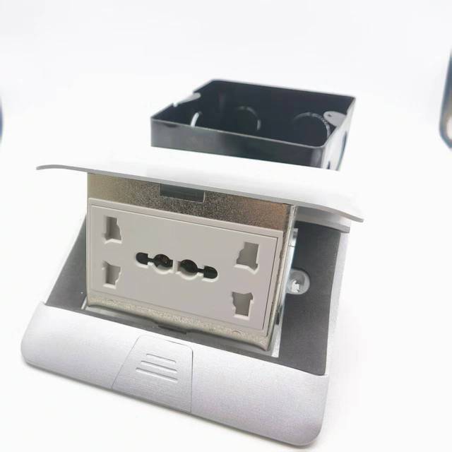 Embedded Design Floor Power Socket Conference Furniture Charger universal UK US Plug Standards 16A Rated