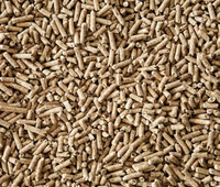Granulés de biomasse renouvelable en bois de peuplier, sac de 15 kg pour chaudières industrielles et chauffage central