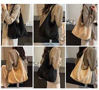 Bolso Tote Acolchado Ligero de Piel Sintética, 20L, Impermeable, con Cierre, para Laptop de 15.6 Pulgadas, para Viajes, Uso Diario, Todas las Temporadas