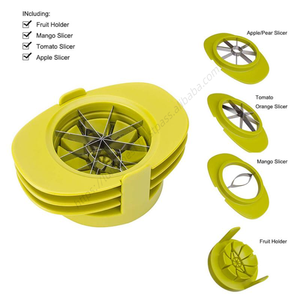 Vente en gros C260 Trancheuse multifonction en acier inoxydable pour légumes et fruits, découpeur de noyaux domestique, gadget de cuisine - Product Image 2