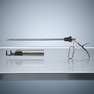 Applicateur de clips laparoscopiques à angle droit (90 degrés), instrument chirurgical pour la gynécologie. - Product Image 1