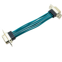 Câble d'interface série DB9 mâle-femelle personnalisé RS232 RS485, rallonge D-Sub 9 broches, faisceau de câbles plaqué or